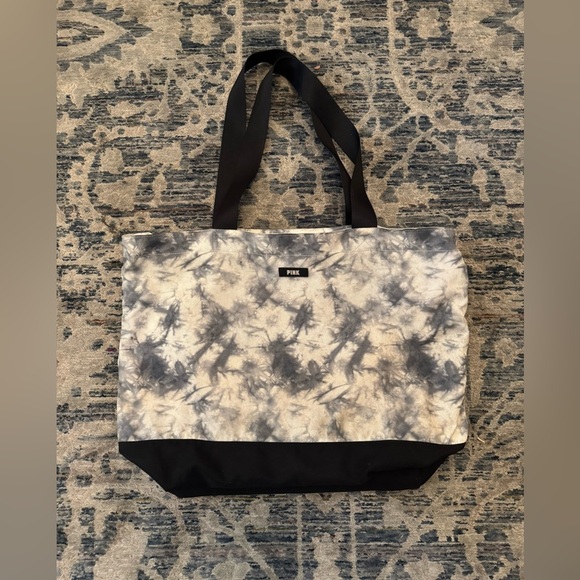 Victoria’s Secret PINK Large Full Zip Tie Dye Tote Bag - Picture 1 of 5